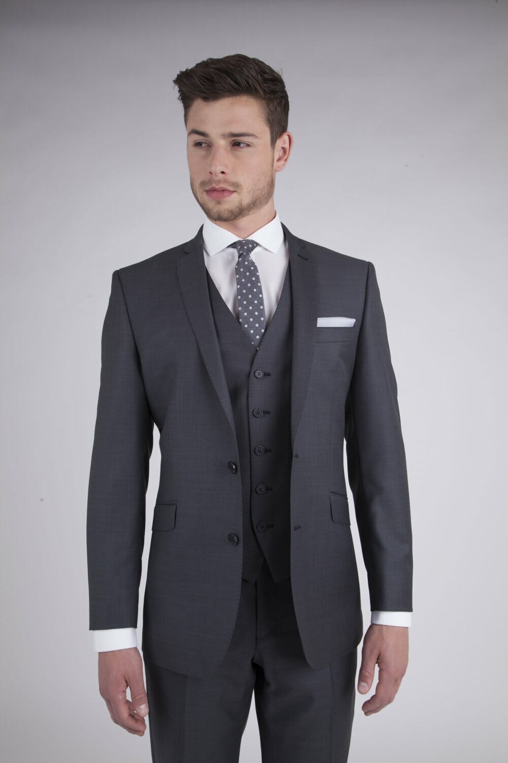 Charcoal Rental Suit 3 - - Con Murphys Menswear