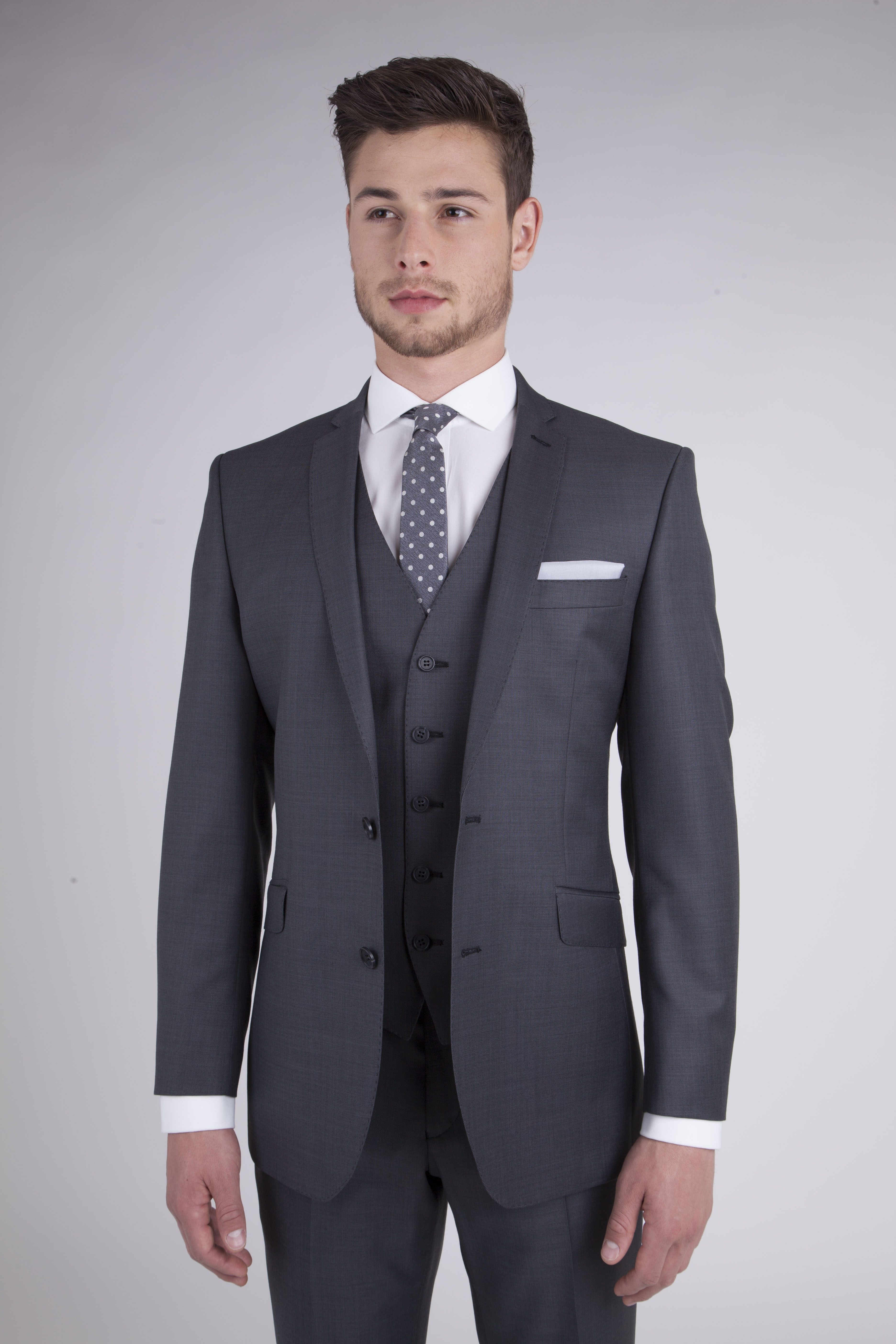 Charcoal Rental Suit - Con Murphys Menswear