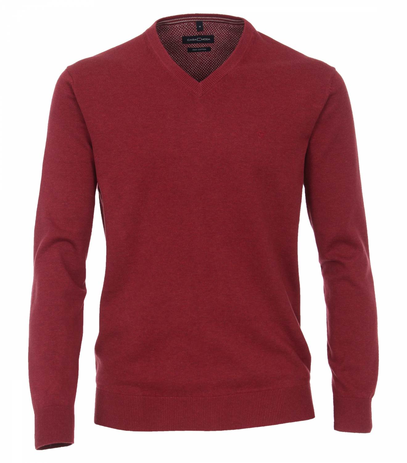 Casa Moda V Neck Plum Sweater - Con Murphys Menswear