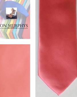 18 coral mens ties cork ireland con murphys - - Con Murphys Menswear